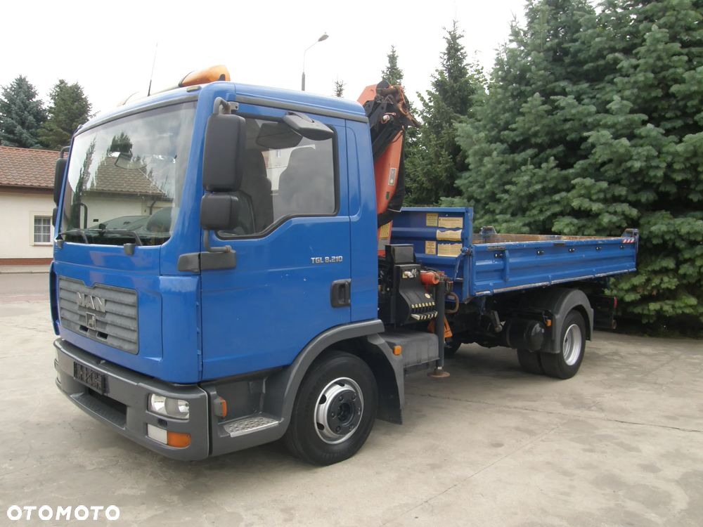 MAN TGL 8.210 2006 HDS Palfinger wywrotka Meiller-Kipper z Niemiec - 23