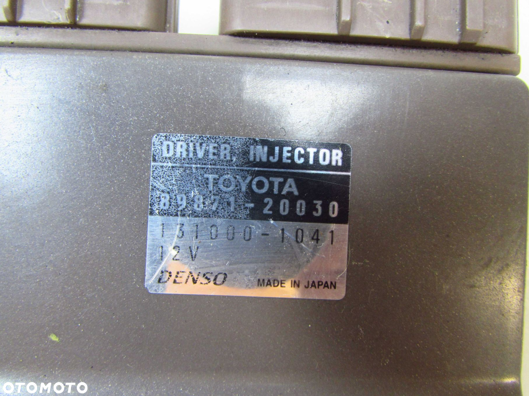 TOYOTA AURIS COROLLA VERSO D4D MODUL STEROWNIK WTRYSKOW 89871-20030 - 4