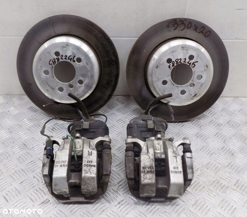 BMW 3 G20 ZACISK KLOCKI TARCZE HAMULCOWE TYŁ - 2