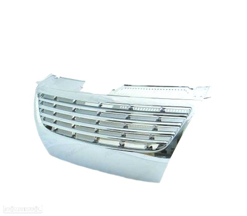 GRELHA FRONTAL SEM SÍMBOLO VOLKSWAGEN VW PASSAT 05-10 CROMADA SEM PDC - 3