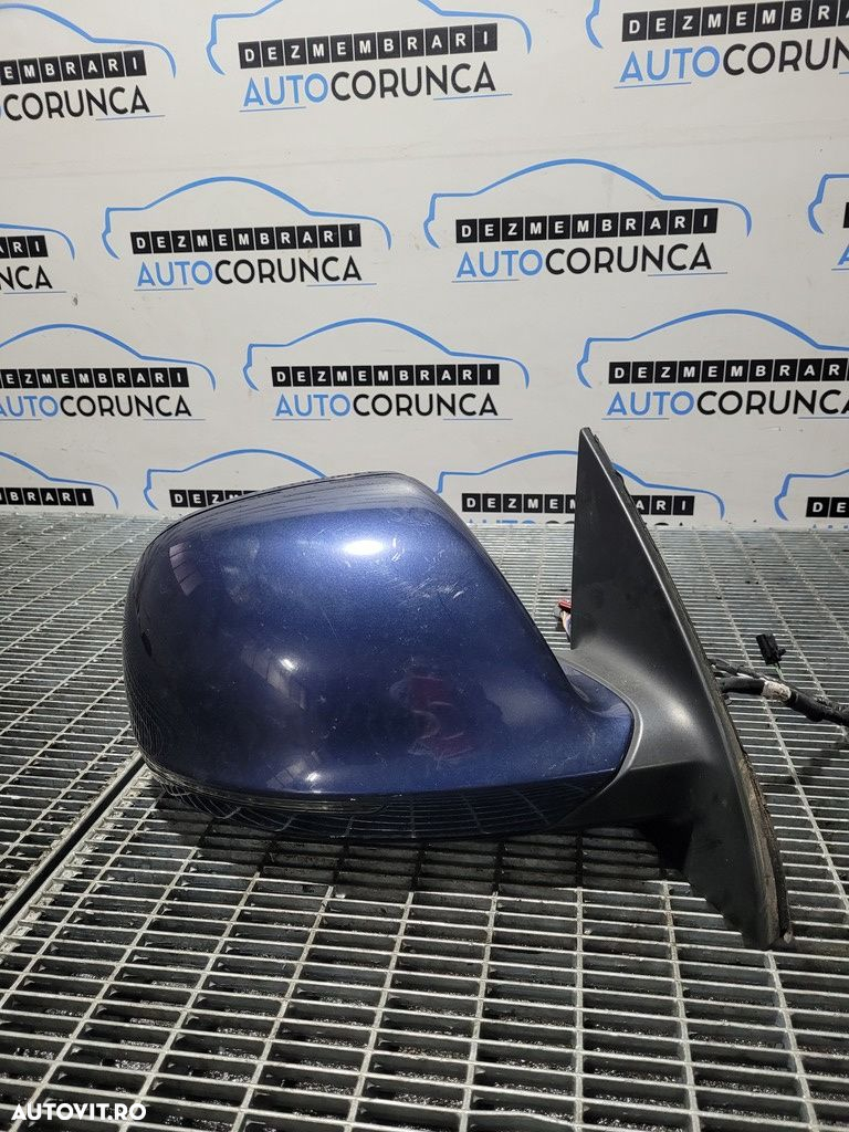 Oglinda dreapta AUDI Q7 2005 - 2009 4 Usi ALBASTRU LZ5E (898) Rabatabile - 4