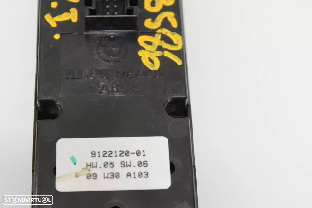 COMANDO ELEVADOR DE VIDRO FRONTAL ESQUERDO BMW X5 2009 -912212001 - 4