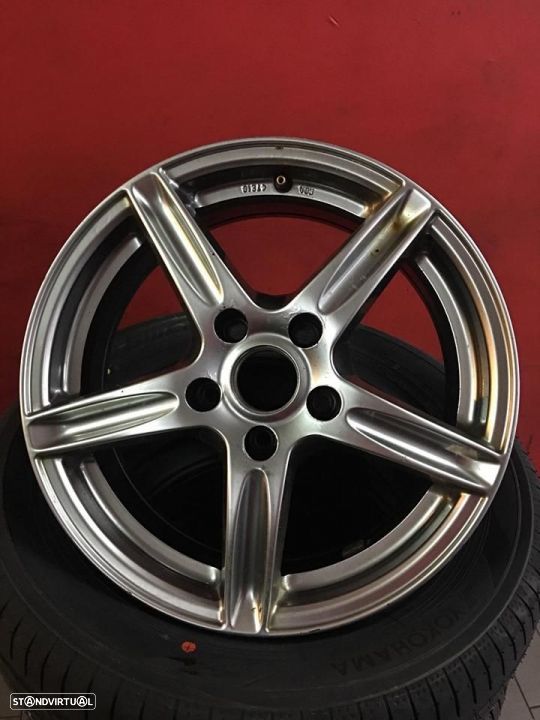 Jantes 16 Universais 5x112 Antracite usadas em bom estado com pneus usados - 1