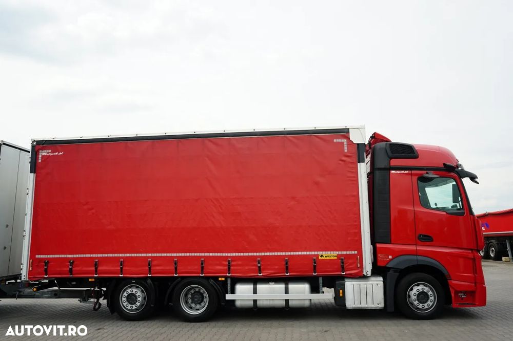Mercedes-Benz ACTROS 2545 / TANDEM COMBINAT 120 M3 / TRANSIT / 6x2 / PUNTE RIDICATĂ / BIG SPACE / WIELTON / 2021 - 14
