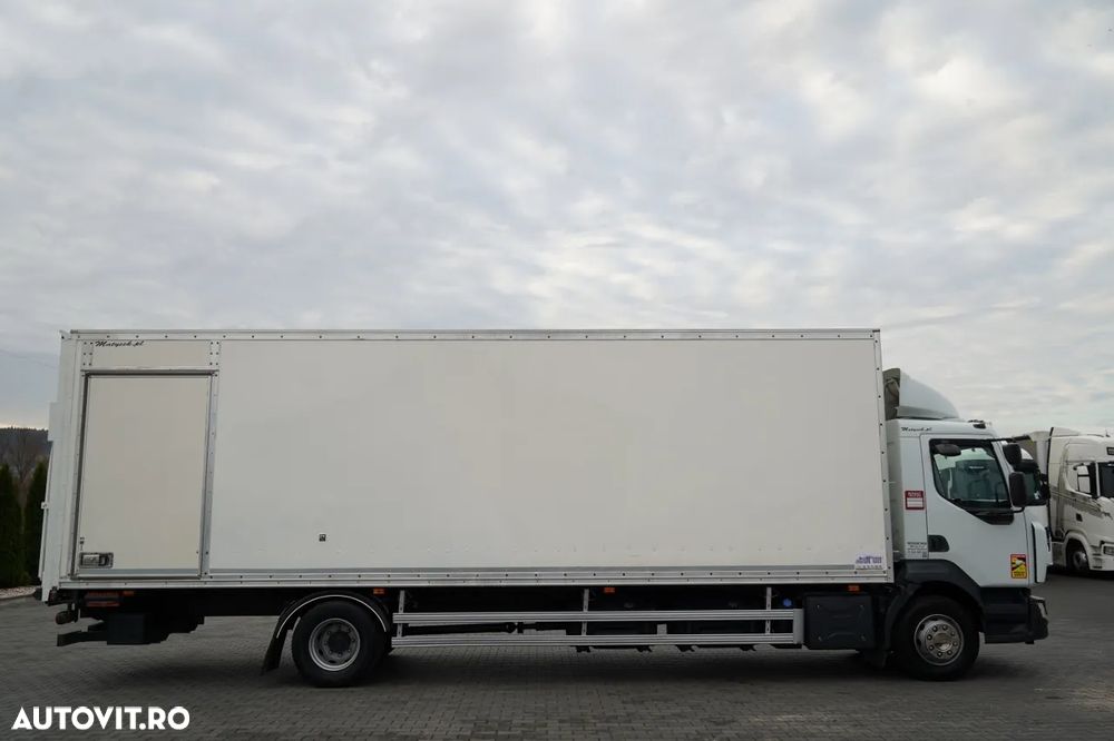 Renault D 210 / 4x2 / CONTAINER / 8,6 M / PODEA RESISTENTĂ / ELEVATOR DHOLLANDIA - 10