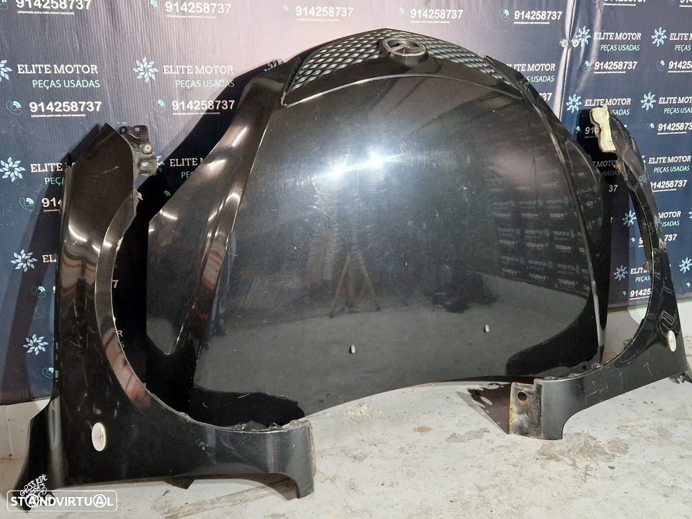 Frente completa usada MAZDA 3 1.6i capot parachoques guardalamas oticas radiador - 5