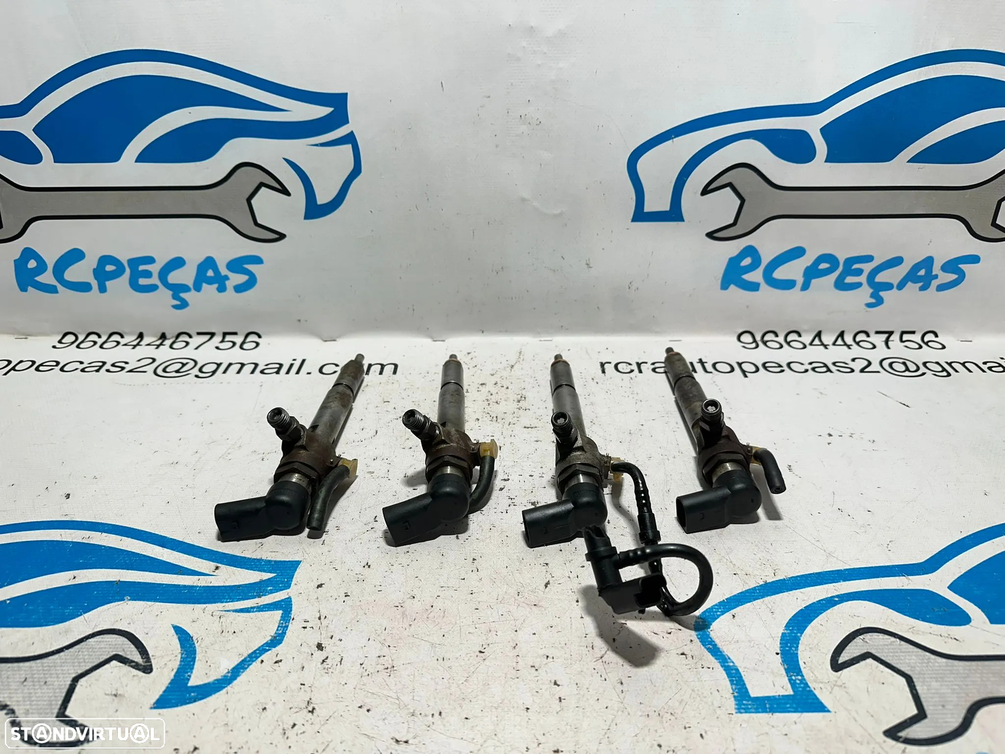 .Conjunto 4 injetores Siemens Renault Nissan 1.5 dCi 106cv K9K282 8200380253 - 5