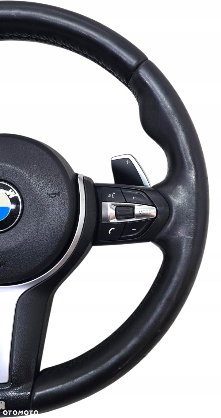 Bmw F20 F22 F23 F30 F31 F36 Kierownica Skórzana Airbag M-Pakiet Łopatki - 3
