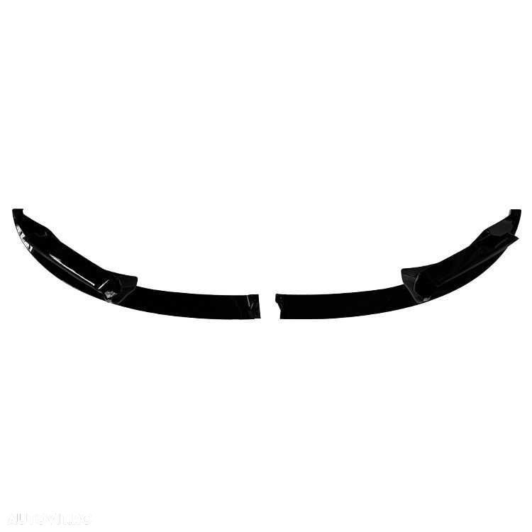 Prelungire Lip Bara Fata cu Splitere M3 M4 BMW F80 F82 F83, Negru Luci - 4