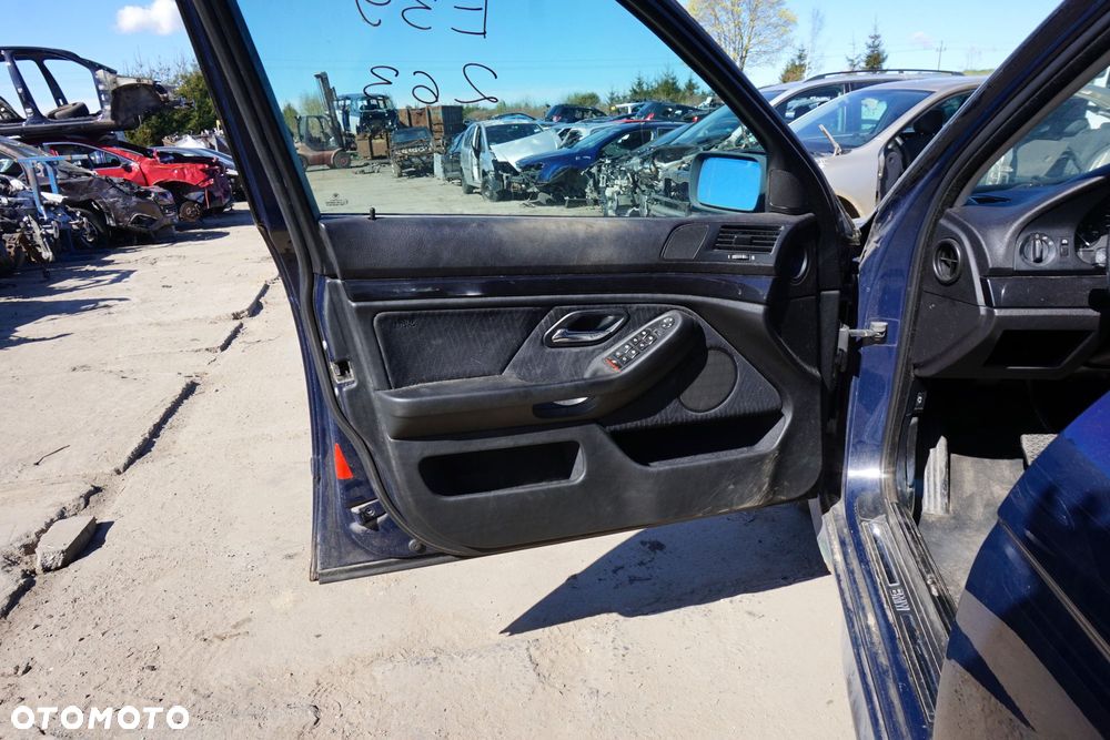 DRZWI PRZEDNIE LEWE 5 E39 KOMBI 263  GRANATOWY BMW 1995-2000 - 9