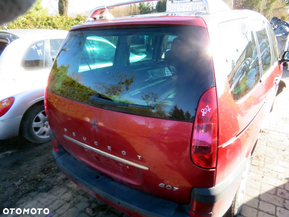 KLAPA BAGAŻNIKA TYLNA 807  KKQD  CZERWONY PROFOND PEUGEOT 2002-2014 - 2