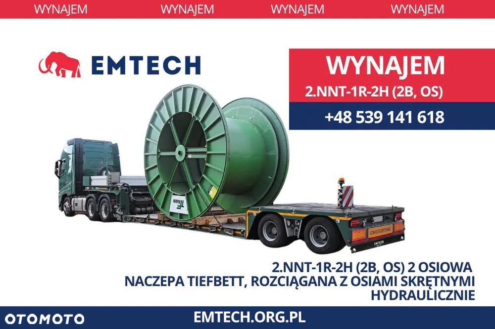 EMTECH Naczepa 2.NNT-1R-2H (2B, OS) - wynajem krótko/długoterminowy