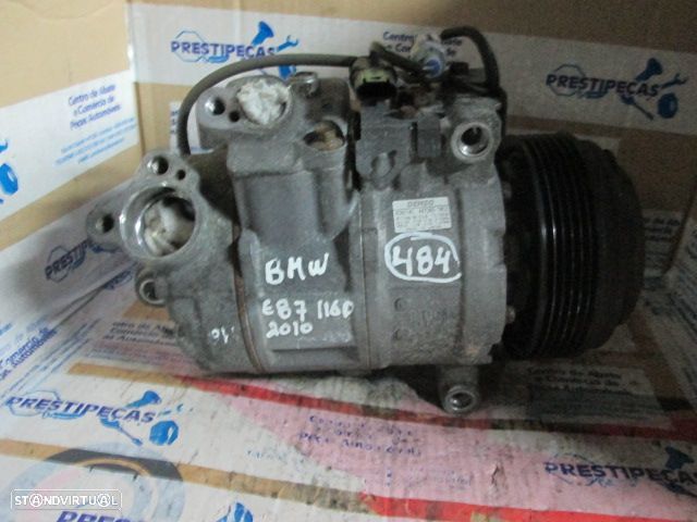 Compressor AC 6SBU14C 4472601852 BMW E87 2010 116 D BMW E87 2008 118 D BMW SERIE 1 E87 FASE 2 2009 2.0D 116 115CV 5P PRETO DIESEL DENSO - 1