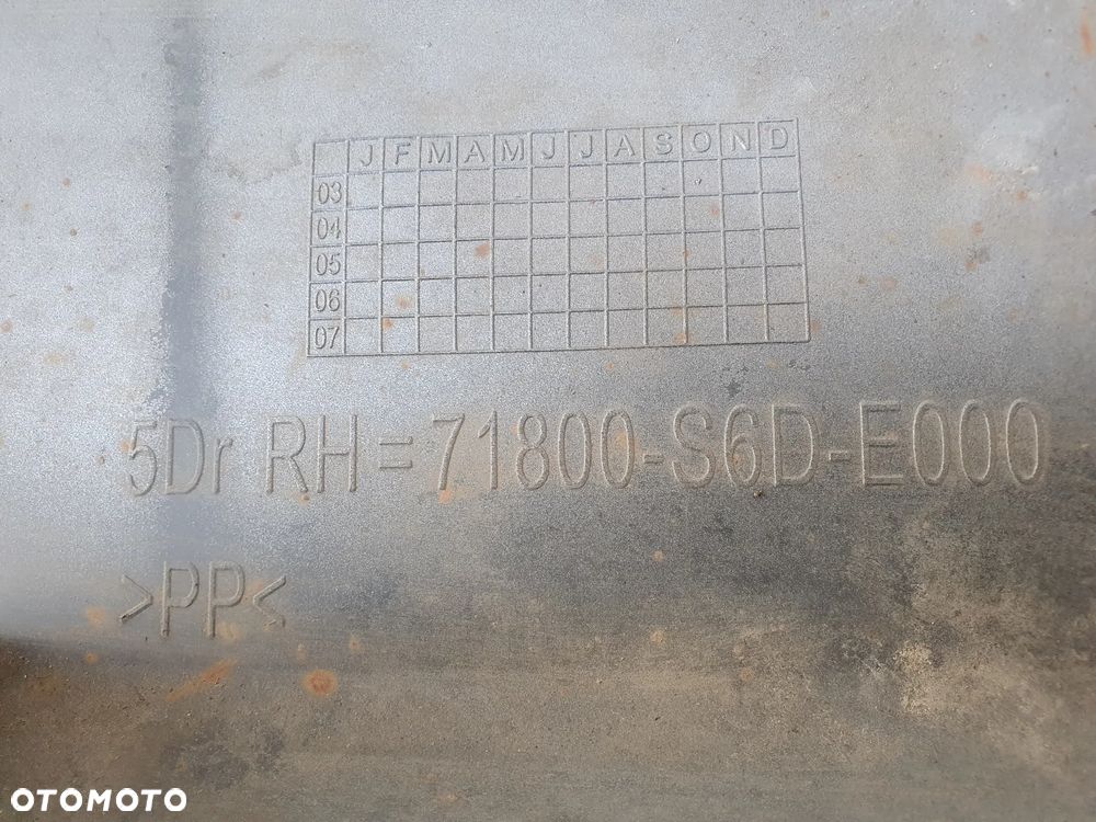 LISTWA PROGOWA PRAWA HONDA CIVIC VII LIFT 5 DRZWI 71800-S6D-E000 - 10