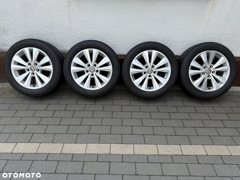 205 55 16 / VW Golf 7 8 Caddy Touran Passat Seat Leon  Skoda Octavia / 5x112 POLECAM / 5G0 / 5H0 - 2