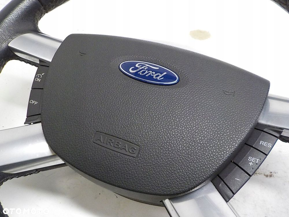FORD FOCUS II MK2 LIFT FL KIEROWNICA SKÓRA MULTI AIRBAG PODUSZKA KIEROWCY - 8