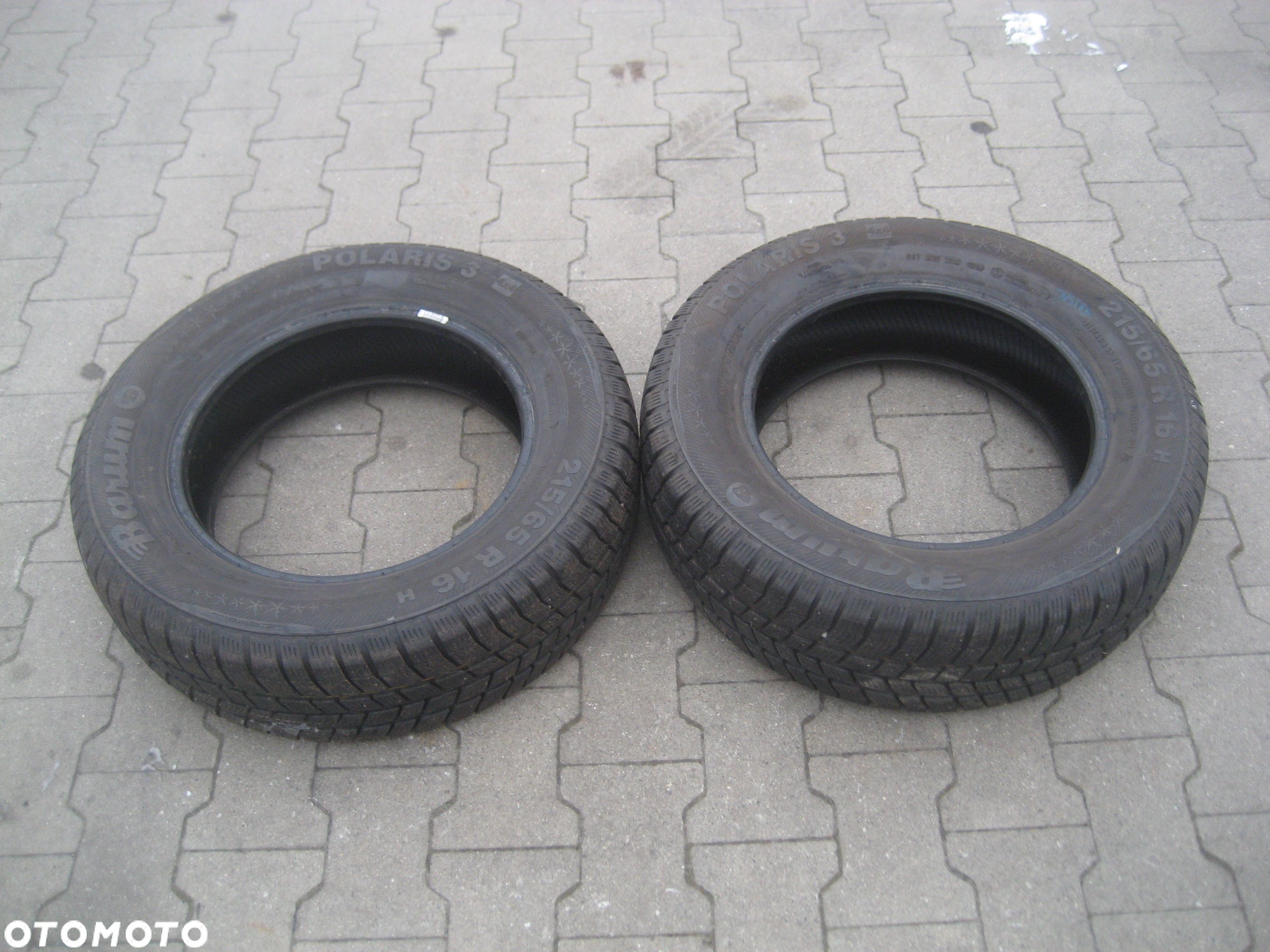 dacia duster opony 2szt.barum polaris 3 215x65x16 98h 2014r zima - 1