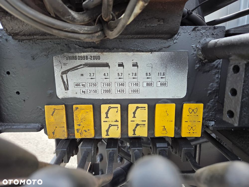 Mercedes-Benz AXOR 1826L // 9 BIEGÓW // KLIMA HAK // HDS HIAB ŻURAW DŹWIG // TYŁ PODUSZKI // EURO 4 - 8