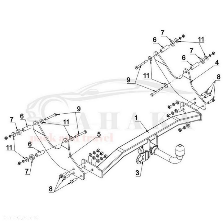 Hak Holowniczy Automat Do Dacia Logan Mcv Ii Kombi Od 2017 - 3