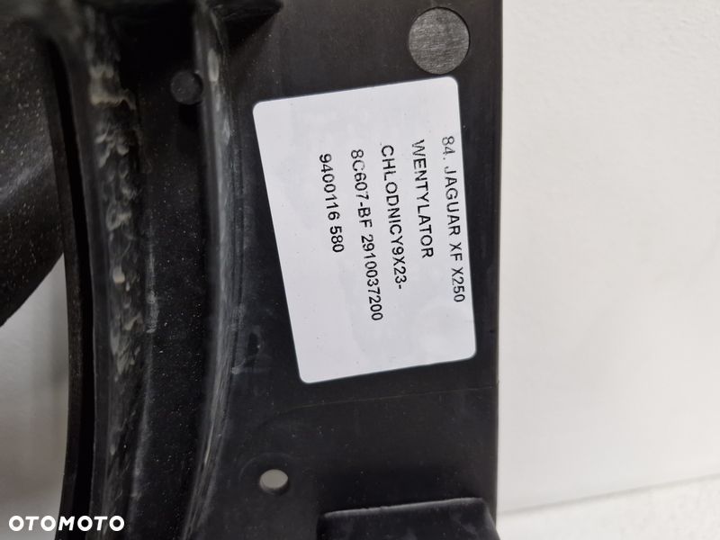 JAGUAR XF X250 3.0 D WENTYLATOR CHŁODNICY 9X23-8C607-BF 2910037200 9400116 - 5