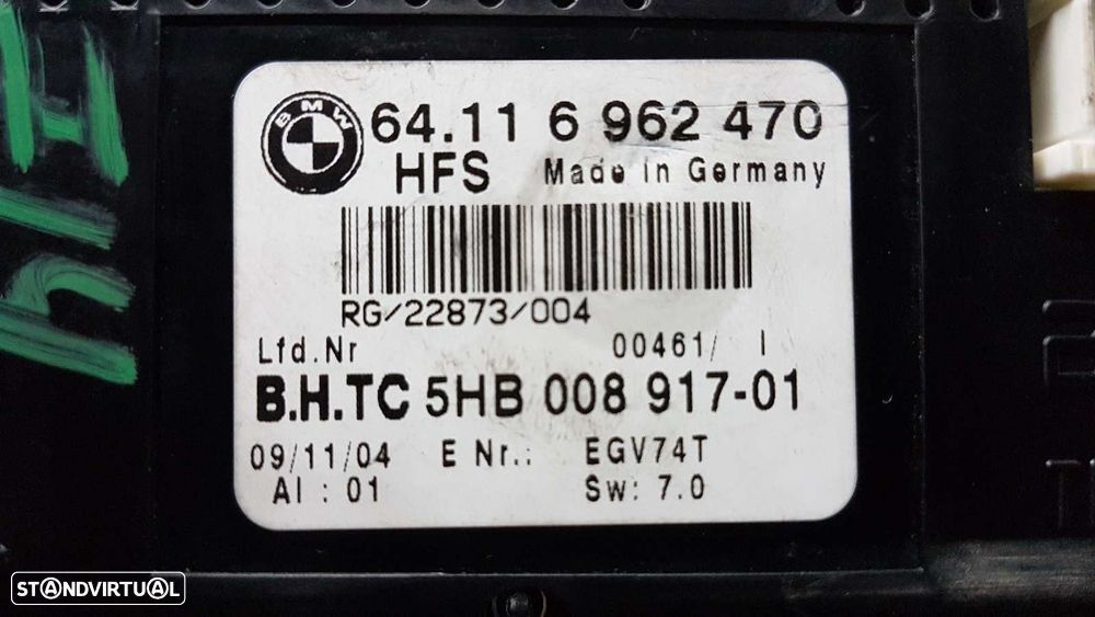 COMANDO CLIMATIZADOR MINI MINI (R50,R53) ONE D - 2