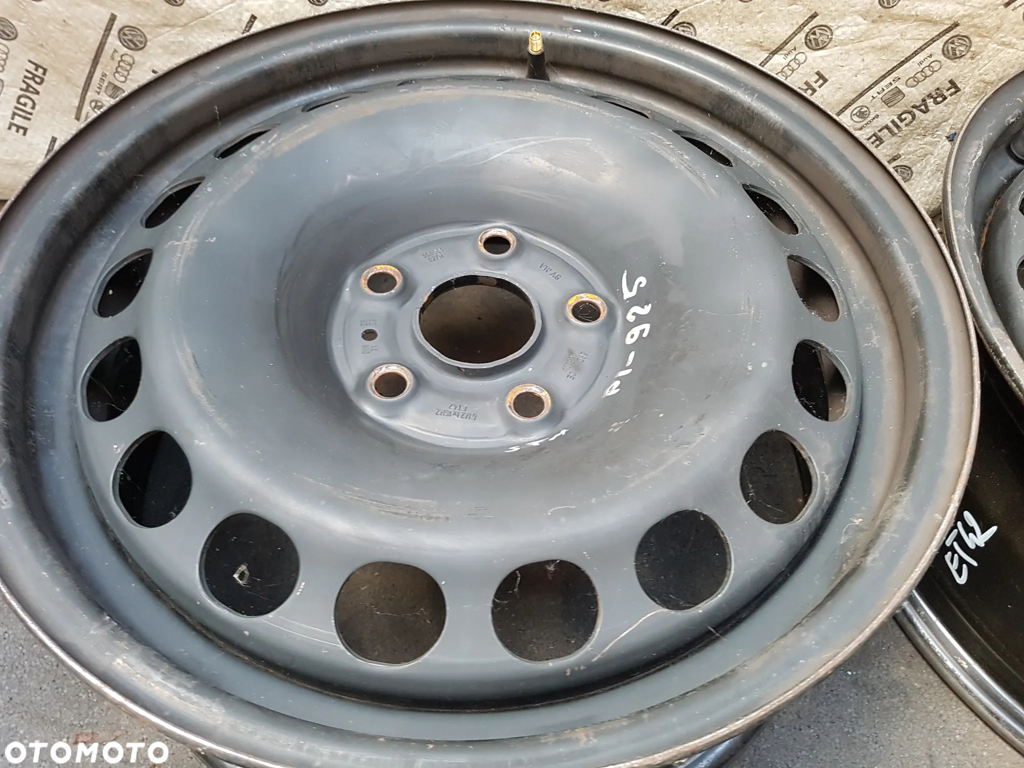 FELGI STALOWE VW PASSAT SKODA   SEAT 5X112  6,5JX16 ET42 3C0 - 4