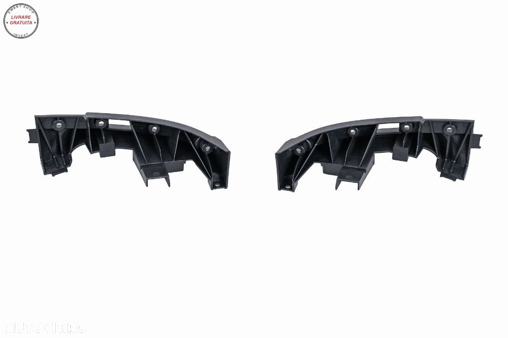 Difuzor Bara Spate Evacuare Dubla Audi Q8 S-Line (2018-2023) Evacuari Negre- livrare gratuita - 12