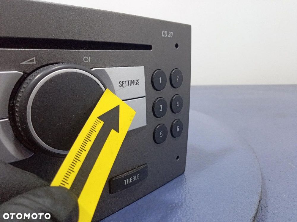 OPEL MERIVA A RADIO CD FABRYCZNE OEM CD30 13190853 - 9