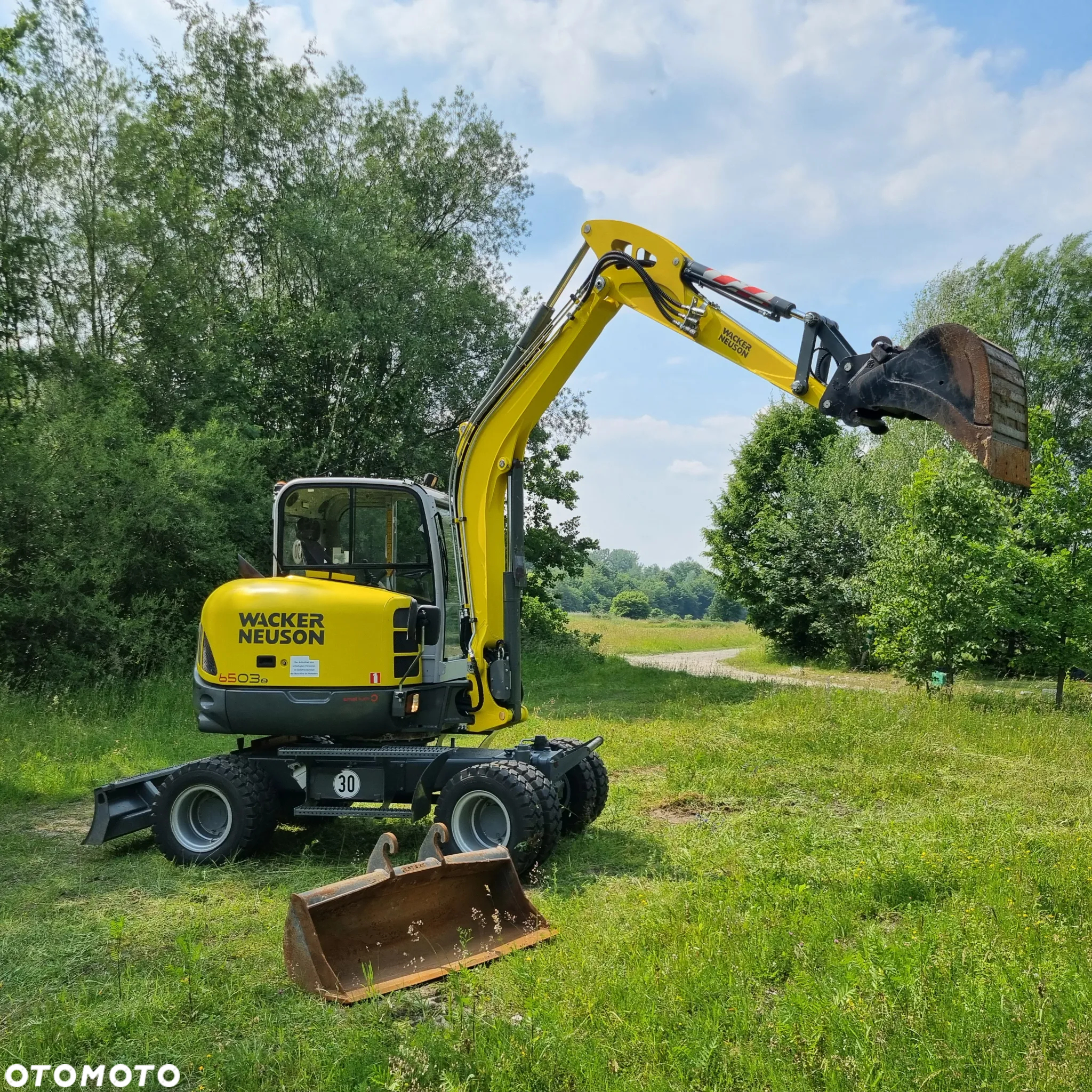 Wacker Neuson 6503-2 wersja7 Koparka kołowa 6,5t Nowe opony tylko 640h jak z Salonu 2015r import Norwegi! - 8