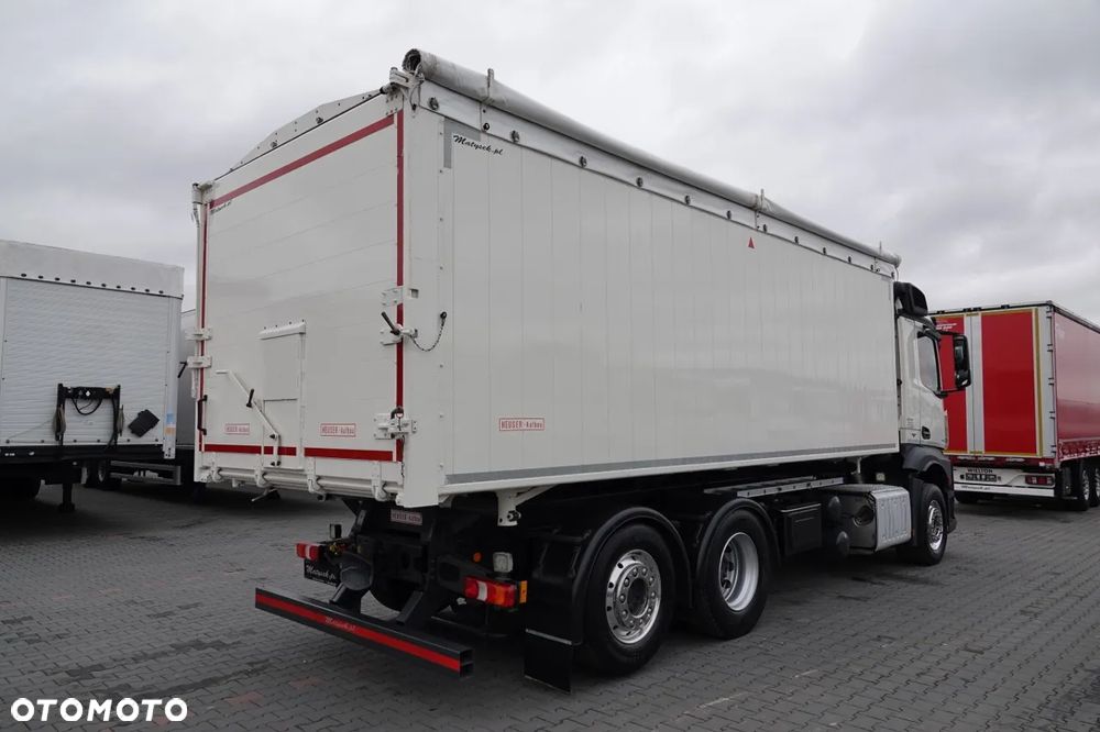 Mercedes-Benz ACTROS / 2545 / 6x2 / WYWROTKA 32 m3 / SZYBER DO ZBOŻA / ŁADOWNOŚĆ: 15.000 KG / OŚ SKRĘTNA + PODNOSZONA / EURO 6 - 11