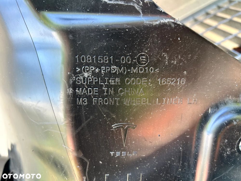 TESLA MODEL 3 1081581-00-E NADKOLE PRZÓD PRZEDNIE LEWE - 3