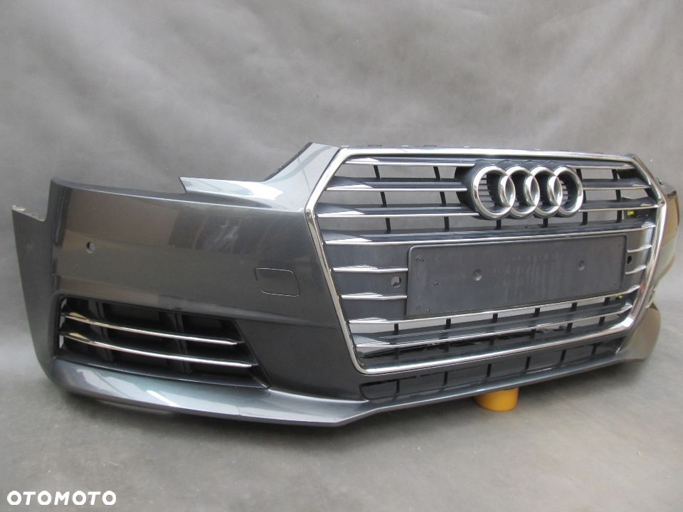 Zderzak przedni Audi A4 B9 15 - 19 Pdc-6 + Atrapa Lakier LZ7S - 2