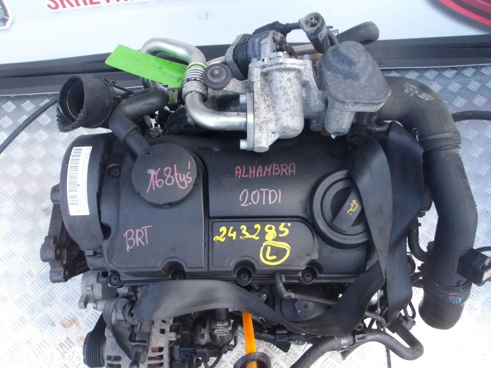 SILNIK KOMPLETNY SEAT ALHAMBRA 2.0 TDI BRT 168 TYS - 2