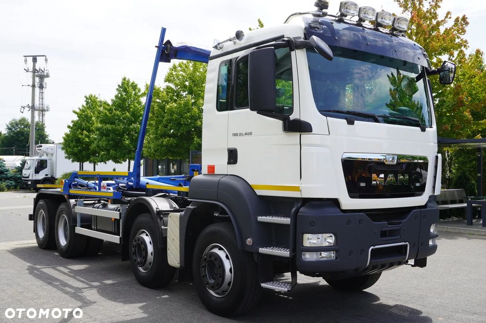 MAN TGS 35.400 8×4 E5 Hakowiec HYVA LIFT 32.56 SE - 8