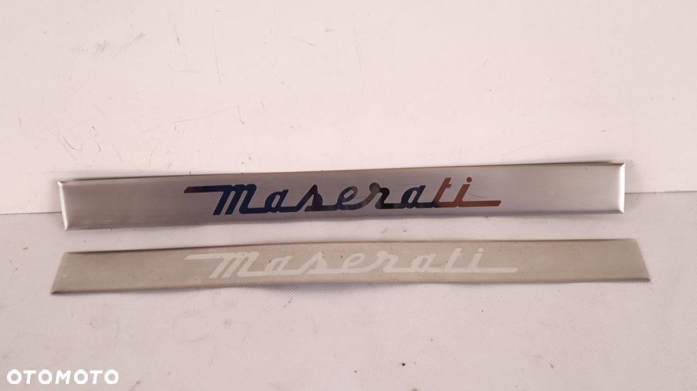 MASERATI GHIBLI 14- OSŁONY NAKŁADKI PROGU - 1