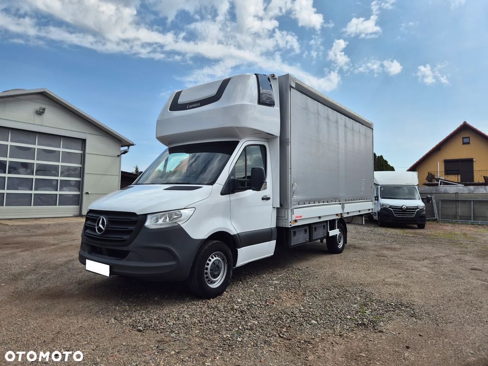 Mercedes-Benz SPRINTER 315 AUTOMAT GWARANCJA PRODUCENTA 09.2027 9G-TRONIC PLANDEKA FIRANA 10EP BEZKLUCZYKOWY DOSTĘP SALON PL BEZWYPADKOWY BEZ WKŁADU SERWIS ASO FV23% 2.0 150KM - 3