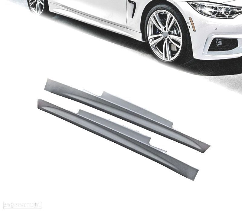 EMBALADEIRAS LATERAIS BMW SERIE 4 F32 F33 13-18 LOOK M4 - 1