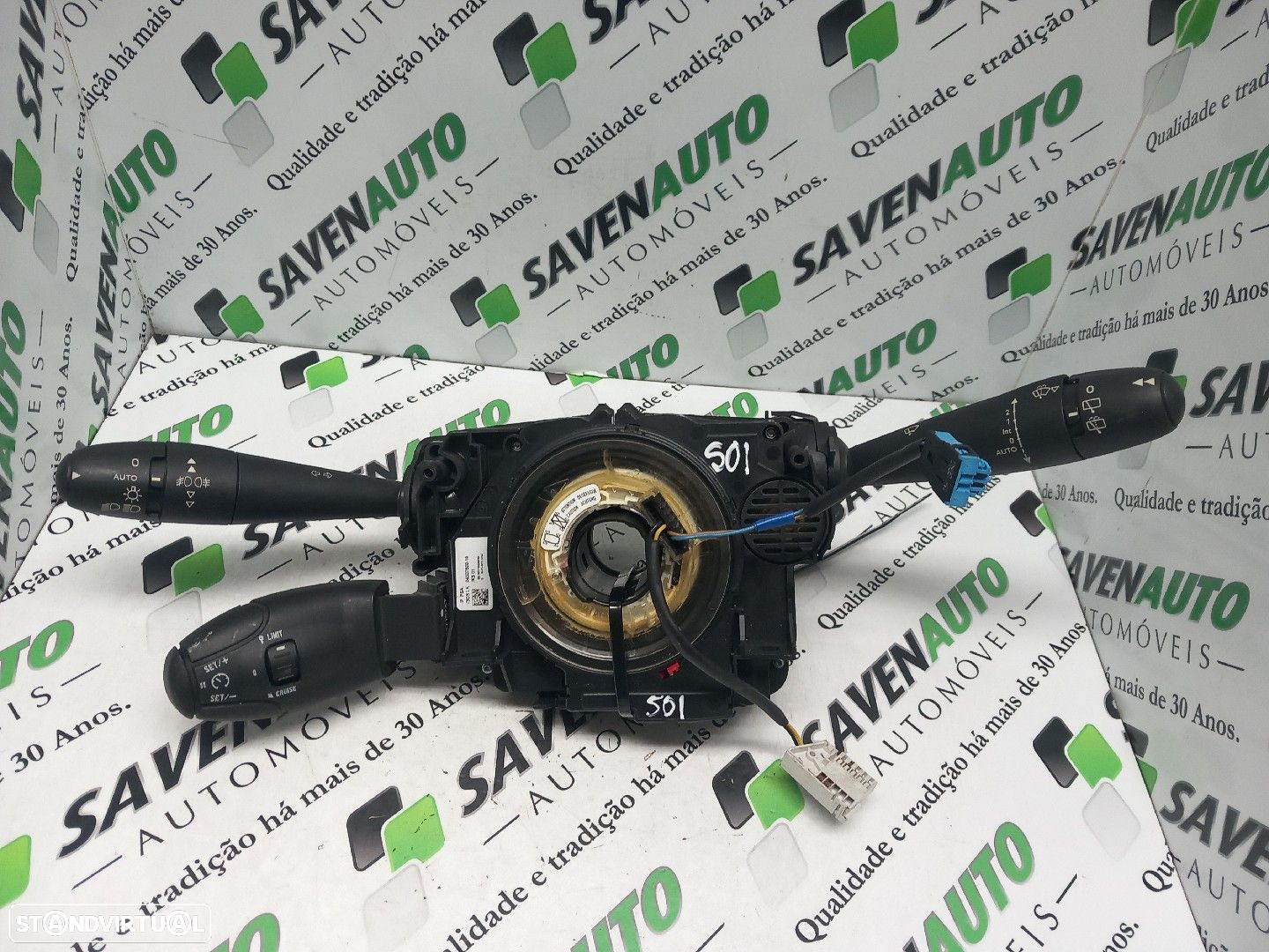 Conjunto (Comutador) Manetes (Piscas E Escovas) Peugeot 3008 Veículo M - 2