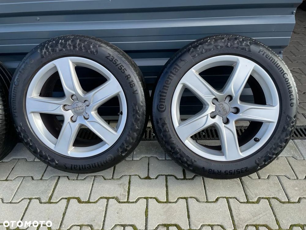 AUDI A6 C7 ALLROAD KOŁA FELGI OPONY LATO CONTINENTAL 235/55/18 8Jx18 ET41 - 2