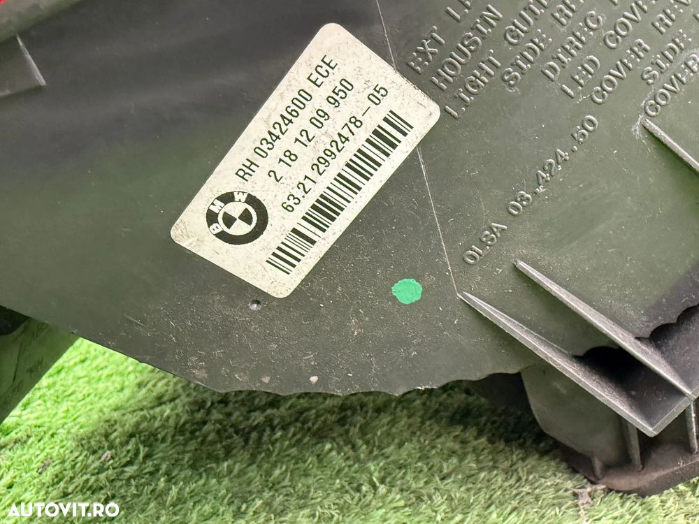 STOP TRIPLA ARIPA SPATE DREAPTA BMW X1 E84 SDRIVE 18D 2.0 DIESEL 2010 / MODEL SAV HATCHBACK COD OEM 6321299247805 299247805 2009-2015 - 7