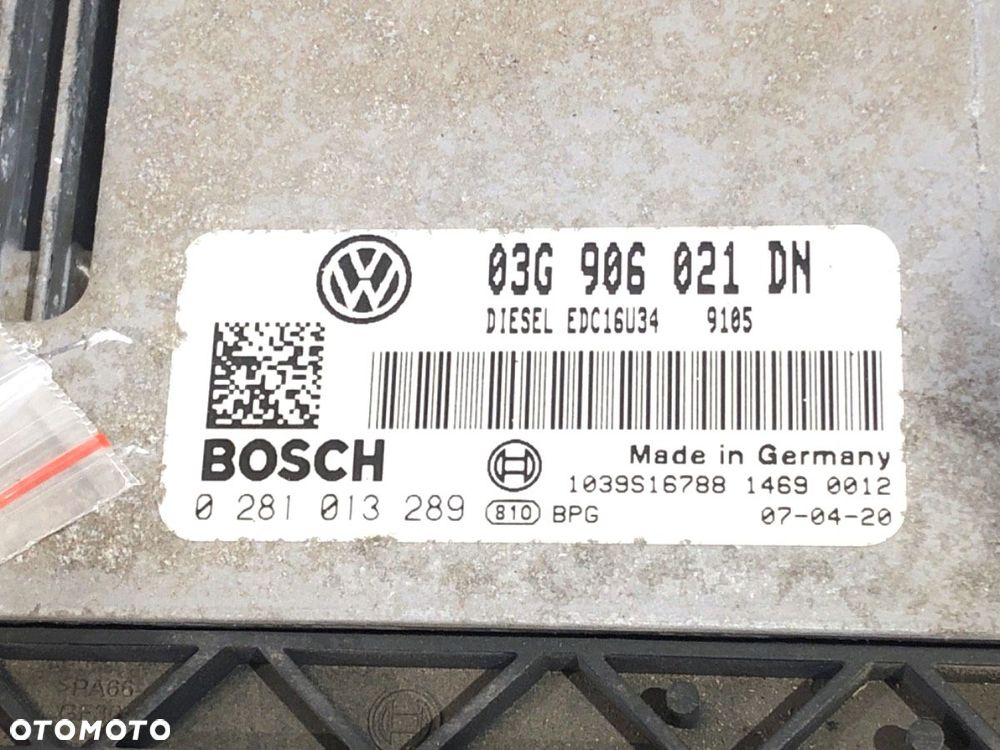 KOMPUTER SILNIKA  SKODA OCTAVIA II (1Z3) 2004 - 2013 1.9 TDI 77 kW [105 KM] olej napędowy 2004 - - 4