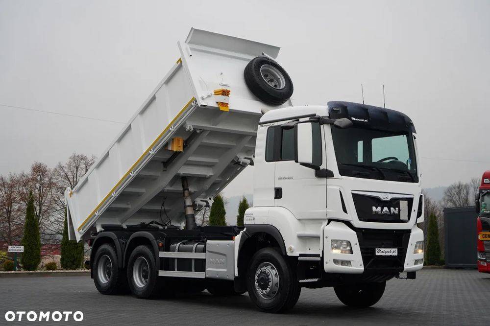 MAN TGS 26.480 / 6X6 / 3 STRONNA WYWROTKA /  HYDROBURTA / MANUAL / BORDMATIC - 6