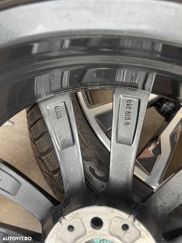 Vând jante originale BMW X3-X4 G01-G02 pe 20” cu anvelope de iarnă - 12