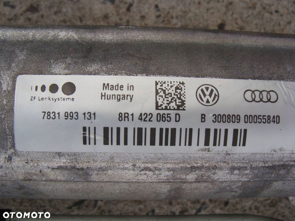 przekładnia kierownicza maglownica audi q5 8r 8r1422065d - 7