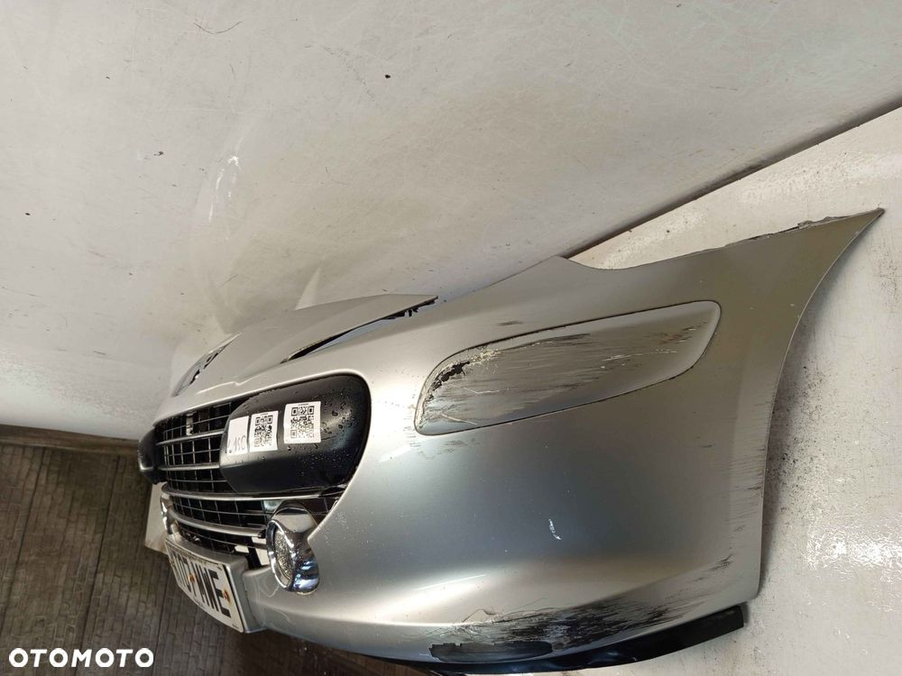^ ZDERZAK PRZÓD PRZEDNI PEUGEOT 307 LIFT FL EZRC SREBRNY HALOGENY - 3