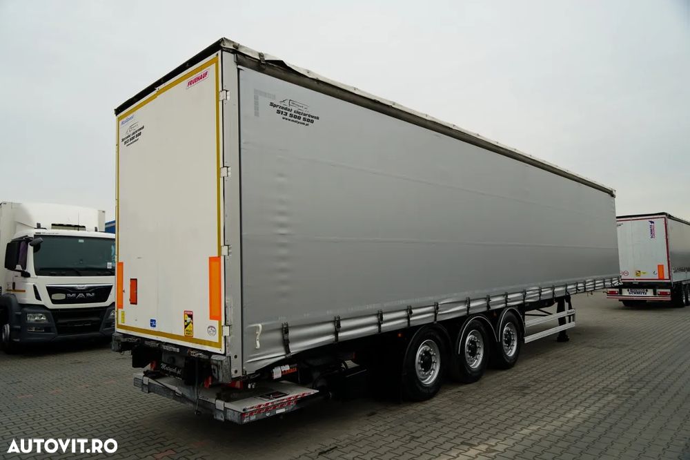 Fruehauf CORTINĂ / STANDARD / LIFT / BALCĂ PODEA PUTERNICĂ / AXĂ RIDICATĂ - 2