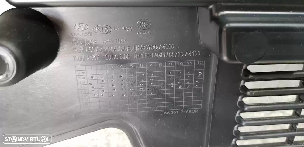 FORRA PORTA TRASEIRA KIA CARENS IV 2017 -85730A4000WK - 1