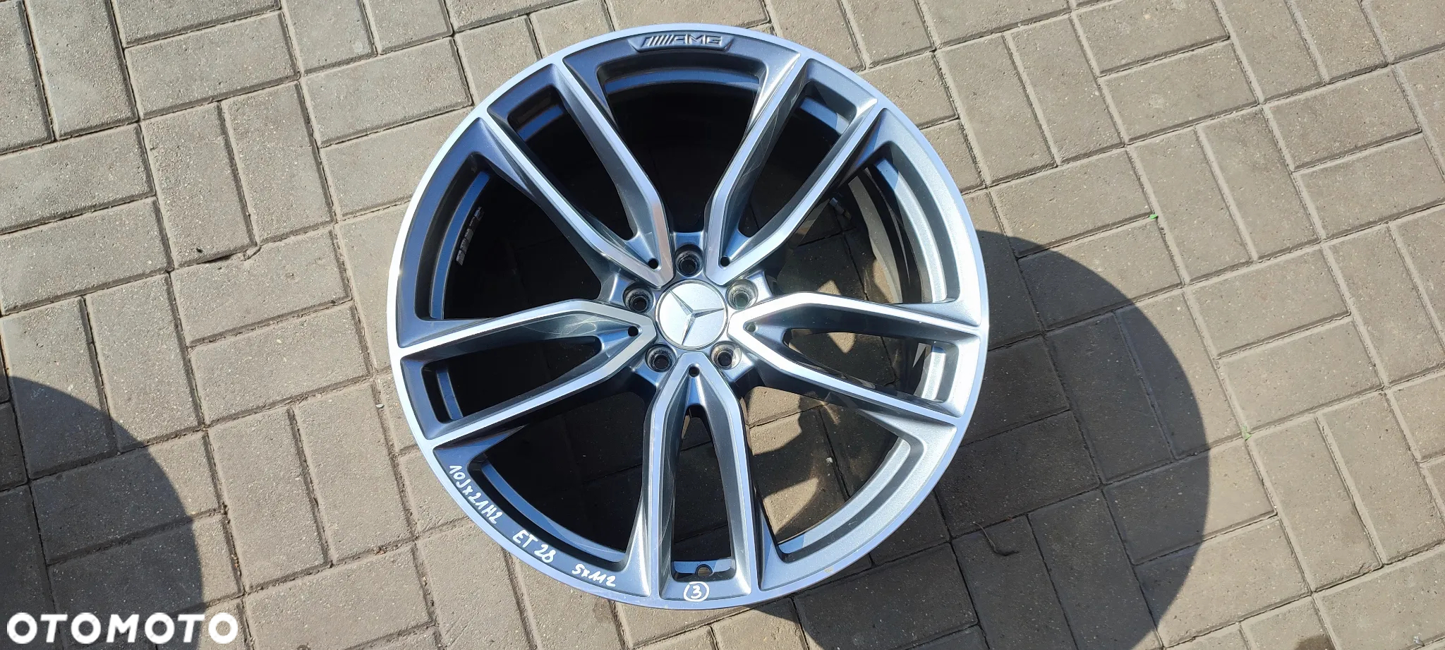 FELGI STRUKTURANE 5x112 9,5Jx 21 CALI ET30 fi 66.6 x2 2534013800 10Jx21 CALI ET 28 2534013900 AMG MERCEDES GLC KOMPLET 4 SZTUKI - 9