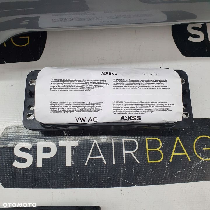 VW UP! UP DESKA ROZDZIELCZA KONSOLA KOKPIT PULPIT PODUSZKI AIRBAG AIR BAG PASY KIT SET - 7