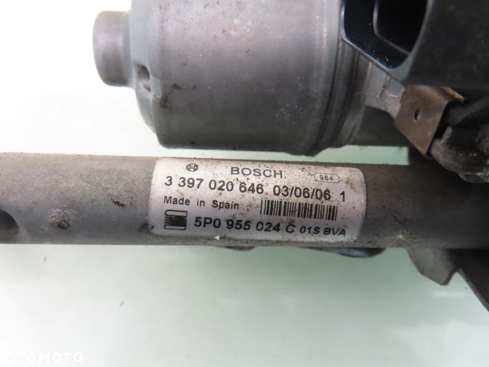 MECHANIZM WYCIERACZEK PRAWY PRZÓD SEAT ALTEA 0390241759 5P0955120A - 3